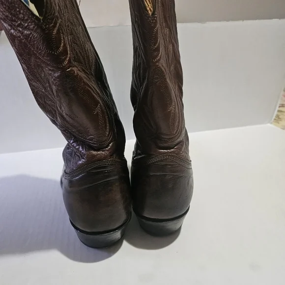 Nocona Boots Vintage Western Cowboy Men Boots Size 10.5 - Picture 2 of 8